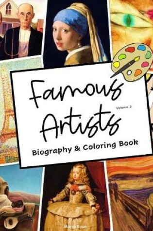 Cover of Famous Artists Biography and Coloring Book