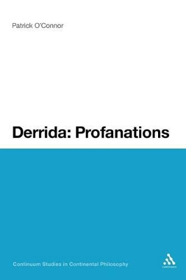 Book cover for Derrida: Profanations