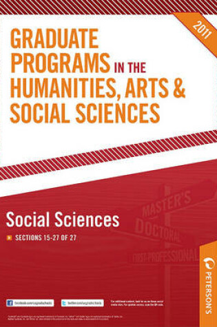 Cover of Peterson's Graduate Programs in the Humanities 2011