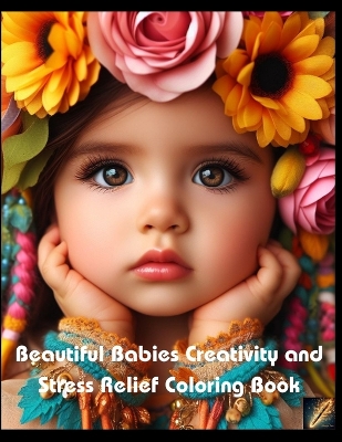 Book cover for Beautiful Babies Creativity and Stress Relief Coloring Book