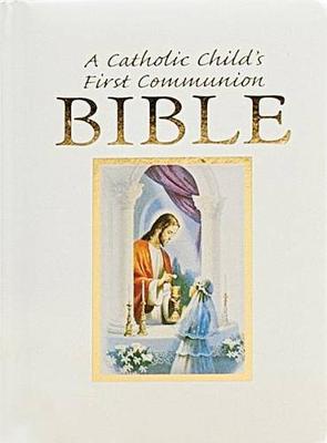 Book cover for Catholic Child's Traditions First Communion Gift Bible