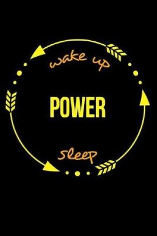 Cover of Wake Up Power Awesome Gift Notebook for an Electrical and Power Systems Engineer, Medium Ruled Journal