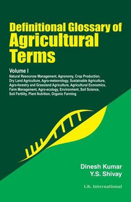 Book cover for Definitional Glossary of Agricultural Terms, Two Volume Set