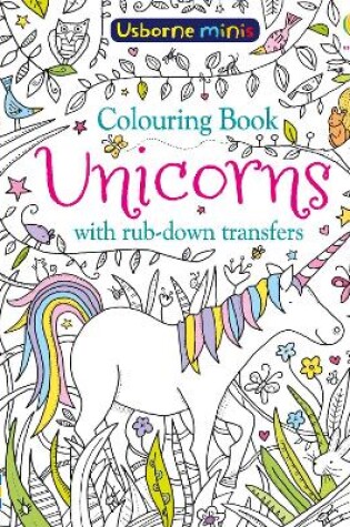 Cover of Colouring Book Unicorns with Rub Downs