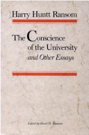 Book cover for The Conscience of the University