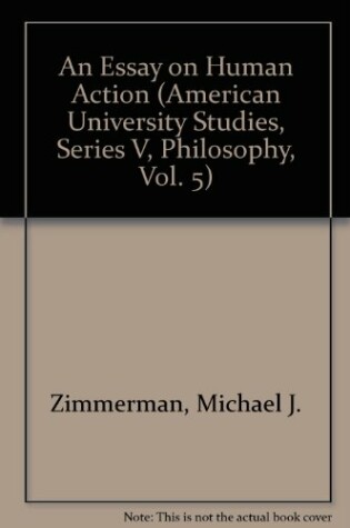 Cover of An Essay on Human Action
