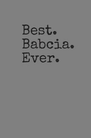 Cover of Best Babcia Ever