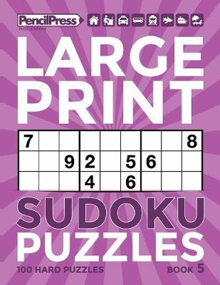 Book cover for Large Print Sudoku Puzzles Book 5