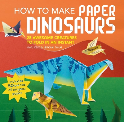 Book cover for How to Make Paper Dinosaurs