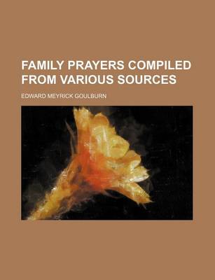 Book cover for Family Prayers Compiled from Various Sources