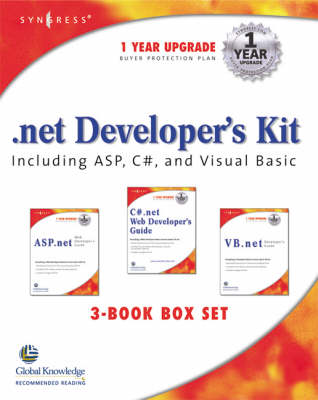 Book cover for .NET Developers Kit including ASP C# and VB