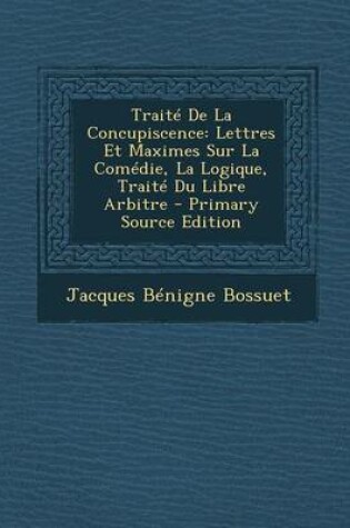 Cover of Traite de la Concupiscence