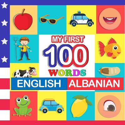 Book cover for my first 100 words English-Albanian