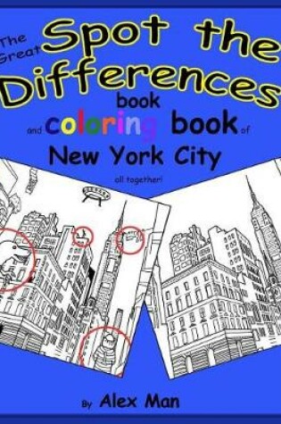 Cover of The Great SPOT THE DIFFERENCES book of New York City