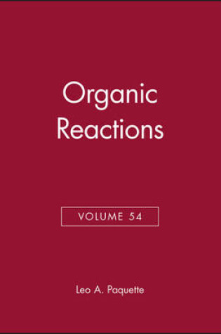 Cover of Organic Reactions V54