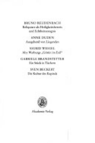 Cover of Vortrage Aus Dem Warburg-Haus. Band 4
