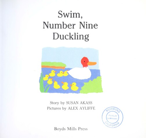 Book cover for Swim, Number Nine Duckling