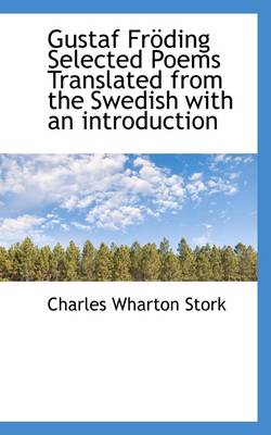 Book cover for Gustaf Froding Selected Poems Translated from the Swedish with an Introduction