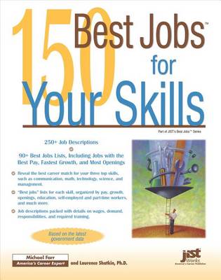 Book cover for 150 Best Jobs for Your Skills 1e Mobi