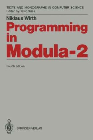 Cover of Programming in Modula-2