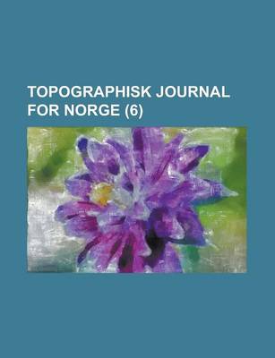 Book cover for Topographisk Journal for Norge (6)