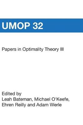 Book cover for Papers in Optimality Theory III