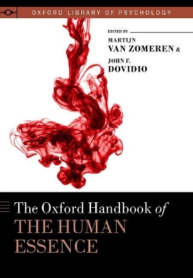 Cover of The Oxford Handbook of the Human Essence