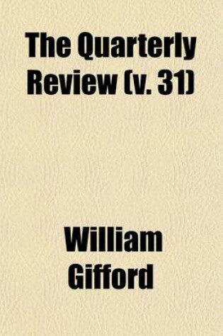 Cover of The Quarterly Review (Volume 31)