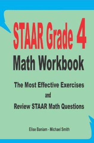 Cover of STAAR Grade 4 Math Workbook