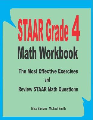 Book cover for STAAR Grade 4 Math Workbook