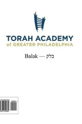Cover of Balak Workbook