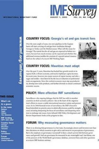 Cover of IMF Survey No.14, 2005