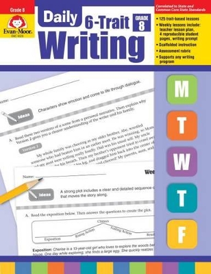 Cover of Daily 6-Trait Writing Grade 8