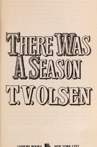 Cover of There Was a Season