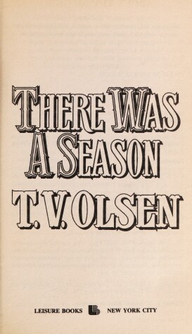 Book cover for There Was a Season