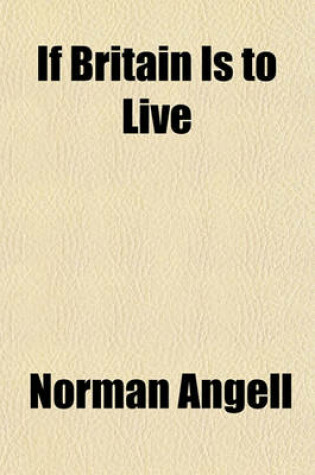 Cover of If Britain Is to Live