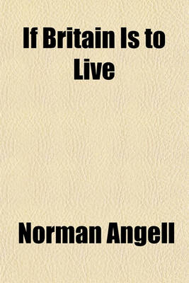 Book cover for If Britain Is to Live