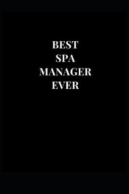 Cover of Best Spa Manager Ever