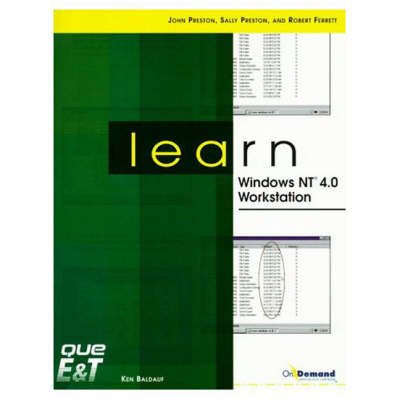 Book cover for Learn Windows NT 4.0 Workstation