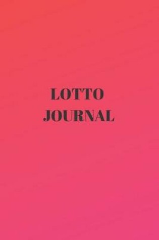 Cover of Lotto Journal