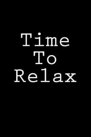 Cover of Time to Relax