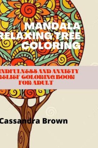 Cover of Mandala Relaxing Tree coloring