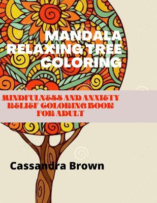 Book cover for Mandala Relaxing Tree coloring