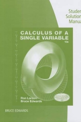 Cover of Calculus of a Single Variable