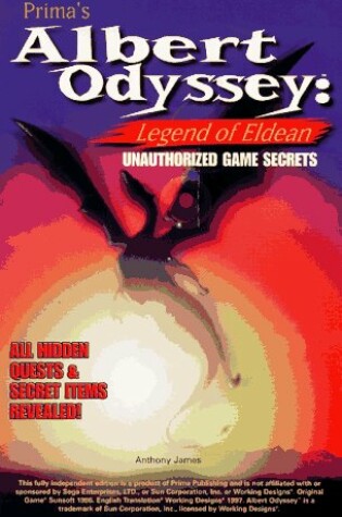Cover of Albert Odyssey Strategy Guide