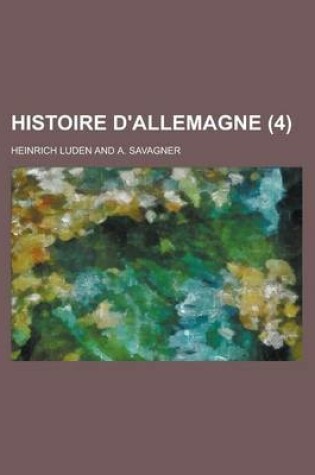 Cover of Histoire D'Allemagne (4 )