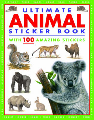 Book cover for Ultimate Animal Sticker Book