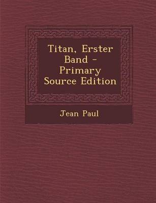 Book cover for Titan, Erster Band