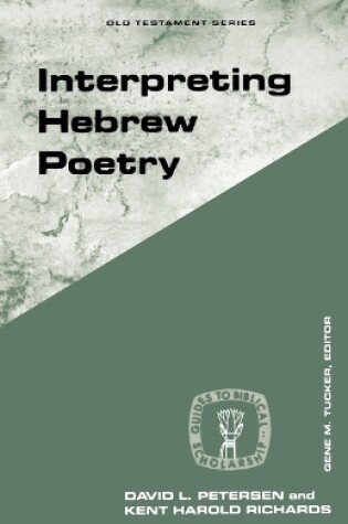 Cover of Interpreting Hebrew Poetry