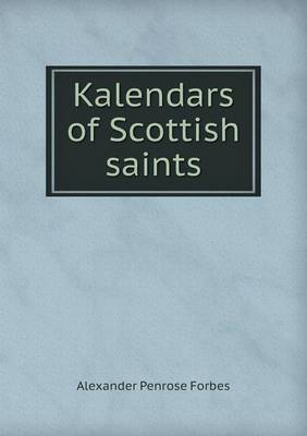 Book cover for Kalendars of Scottish Saints